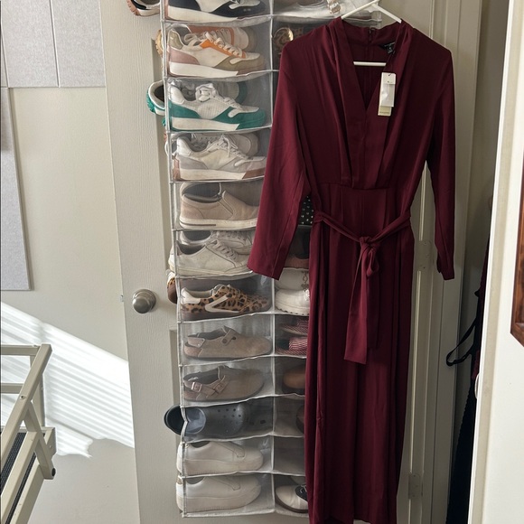 Banana Republic Factory Pants - NWT Banana Republic Factory Crepe Deep V-Neck Jumpsuit